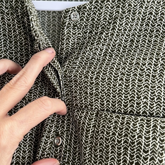 Merona Olive Green Dress / Large - Picture 5 of 7